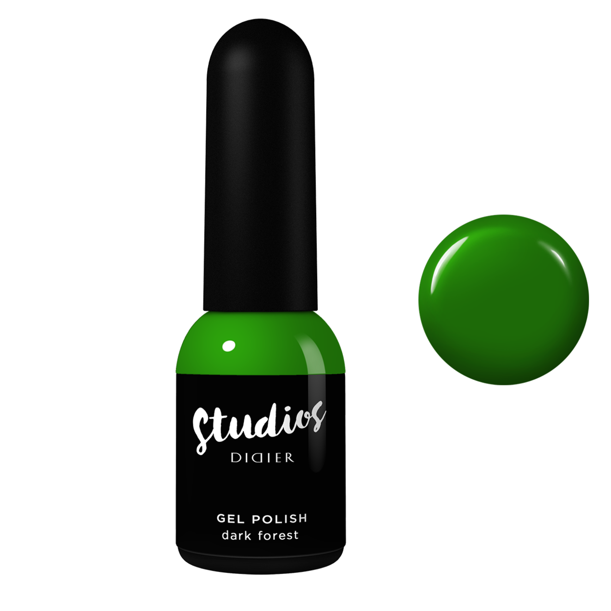 Didier Lab Gel Polish Studios in Dark Forest, 8 ml (TPO Free)