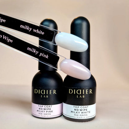 Top Coat No Wipe, Didier Lab, Milky White