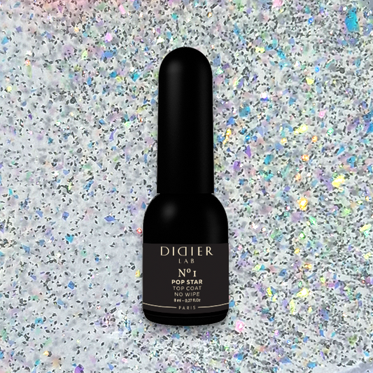 Gel Polish Top Coat No Wipe, Didier Lab, Pop Star No. 1