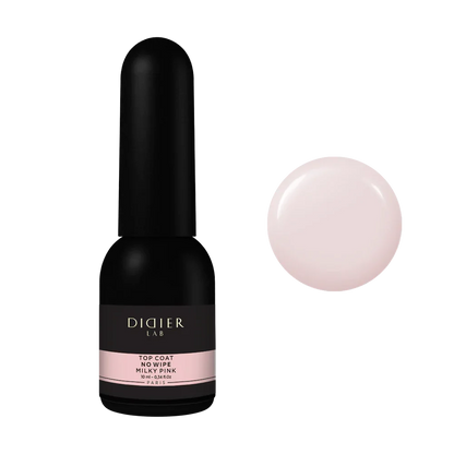 Top coat No Wipe, Didier Lab, Milky Pink