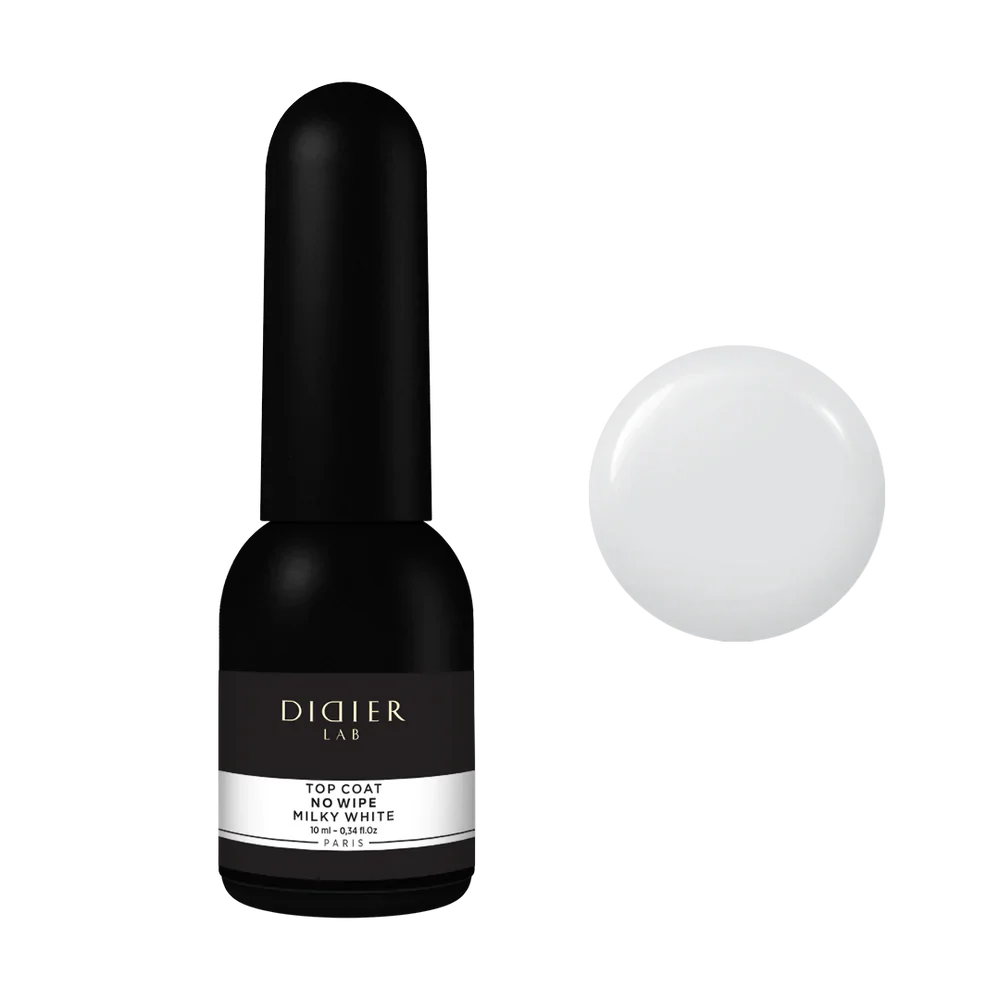 Top Coat No Wipe, Didier Lab, Milky White