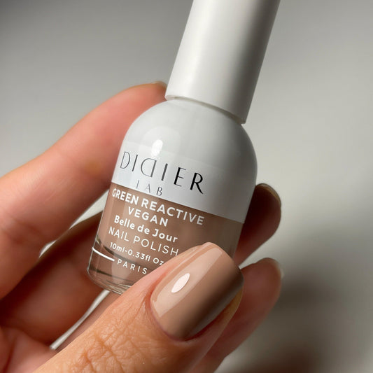 Green Reactive Vegan Nail Polish, Didier Lab, Belle De Jour, 10 ml