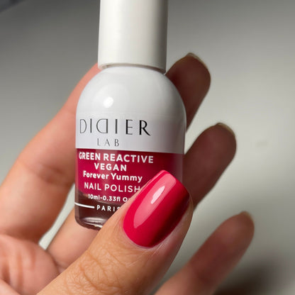 Green Reactive Vegan Nail Polish, Didier Lab, Forever Yummy, 10 ml