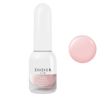 Green Reactive Vegan Nail Polish, Didier Lab, Blush Pink, 10 ml
