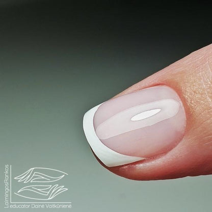 Gel polish,  Rubber Base Coat, Milky Pink, 10ml