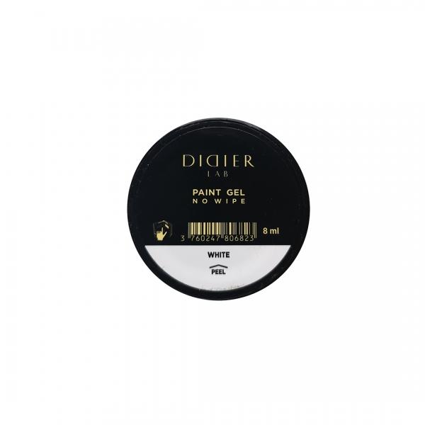 No wipe paint gel "Didier lab", white, 8ml - LABORATOIRES DIDIER