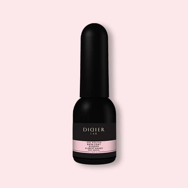 Didier Lab Gel Polish Rubber Base Coat in Almost Naked 10 ml