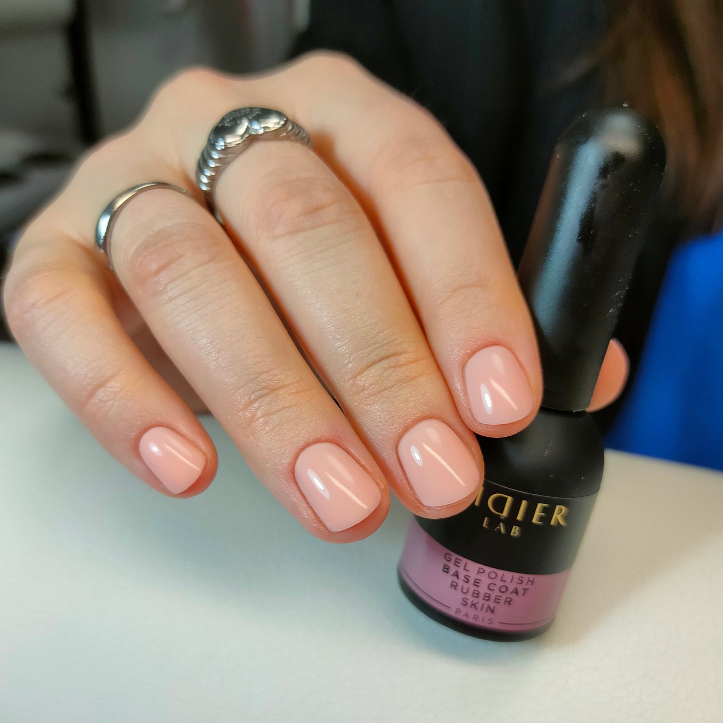 Didier Lab Gel Polish Rubber Base Coat in Skin 10ml (TPO Free)