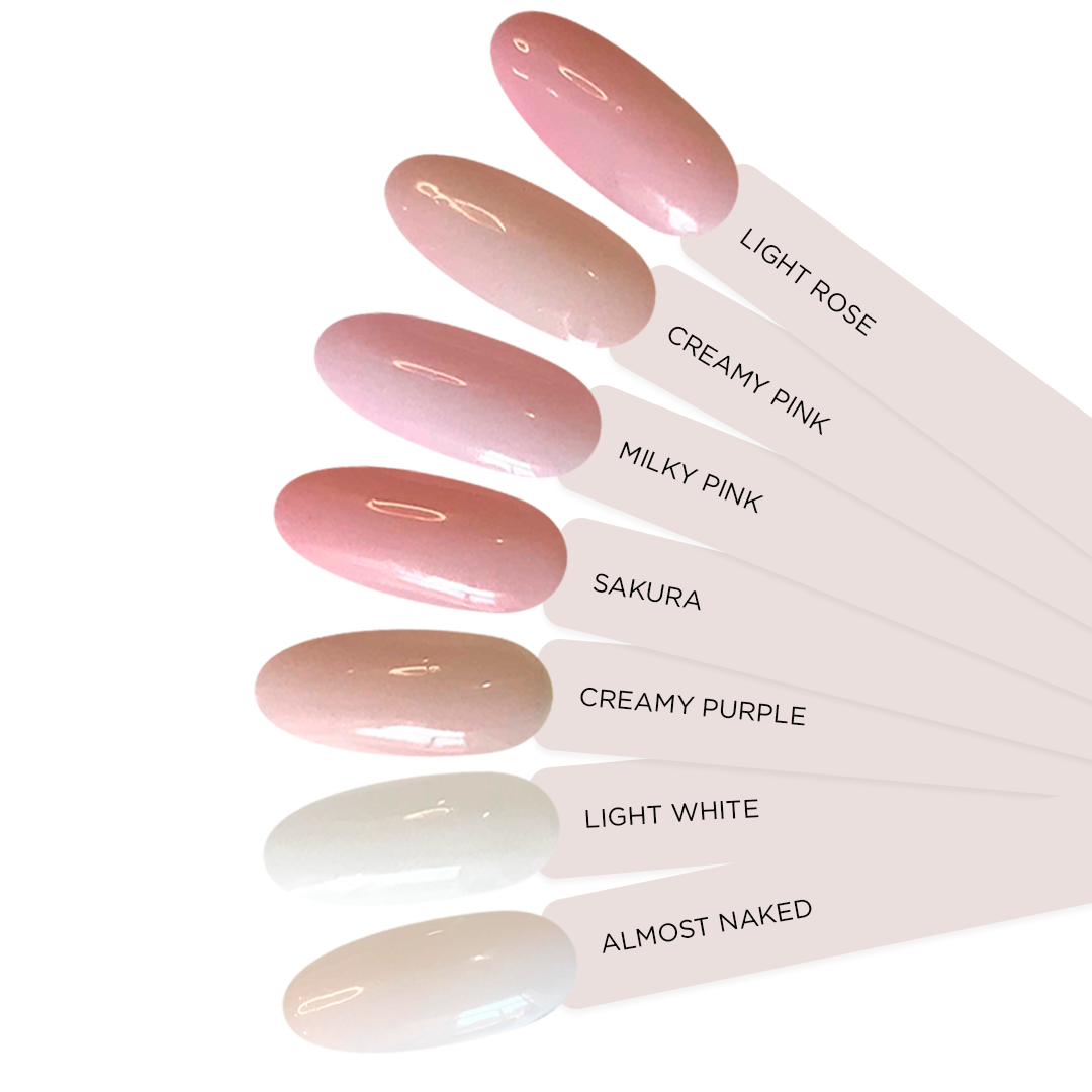 Didier Lab Gel Polish Rubber Base Coat in Light Rose 10ml